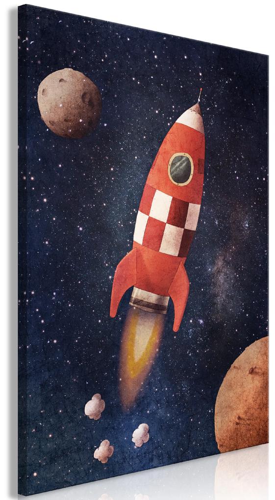 Artgeist Obraz - Into the Unknown by Rocket (1 Part) Vertical Veľkosť: 20x30, Verzia: Na talianskom plátne