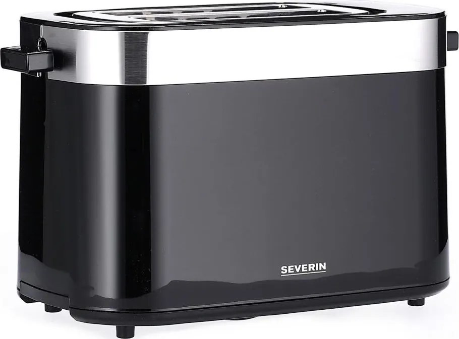 Severin AT 9264 - Hriankovač s dvoma otvormi 800W/230V nerez/čierna