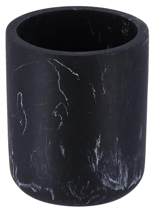 Kúpeľňový pohár Everist Black Marble, čierna, 250 ml