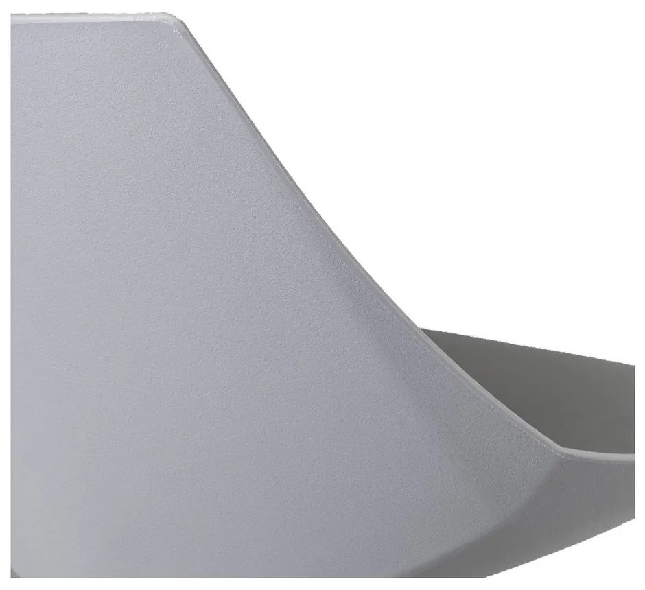 Sivé barové stoličky s nastaviteľnou výškou z imitácie kože v súprave 2 ks (výška sedadla 56,5 cm) – Casa Selección