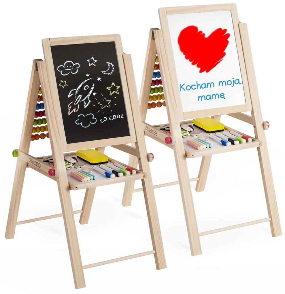Skladacia magnetická tabuľa Ricokids