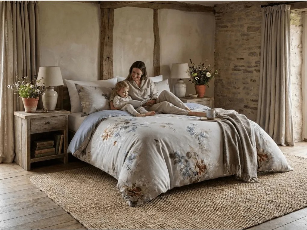 Mikroflanelové obliečky KWIANO sivé Rozmer obliečky: 70 x 90 cm | 140 x 200 cm