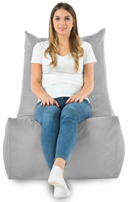 Moderné kreslo DISTINTO sivá