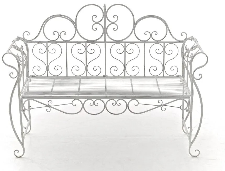 Záhradná lavička GS11173499 - Biela antik