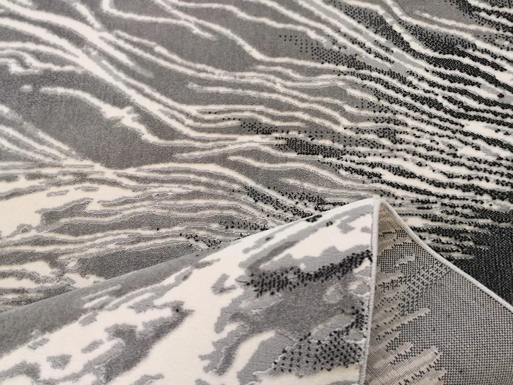 BE Koberec Elite 8752 GREY – sivý obdĺžnikový Rozmer: 180x260 cm