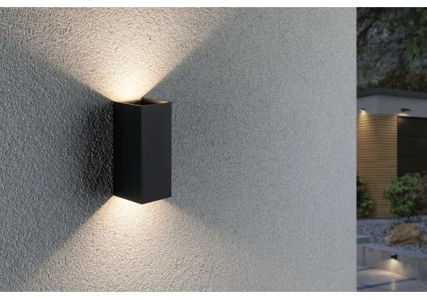 Paulmann 94326 - 2xLED/2,8W IP44 Vonkajšie nástenné svietidlo FLAME 230V