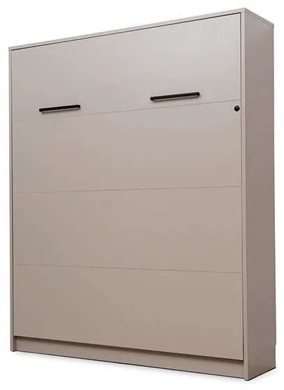 Moderný polohovací nábytok 160x200 vertikálny - čierny / dub lancelot