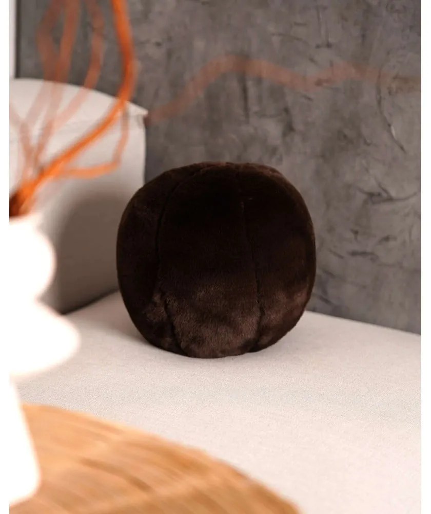 Dekoračný vankúš z mikroplyšu ø 25 cm Top – Mioli Decor