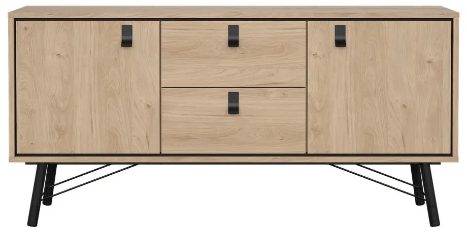 Komoda v dekore duba v prírodnej farbe 150x72x40 cm Ry – Tvilum