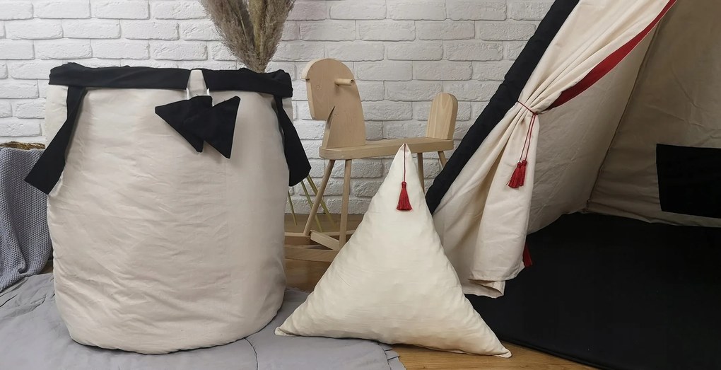 Detský stan TEEPEE (TÝPIE) INDIÁN s doplnkami - béžový