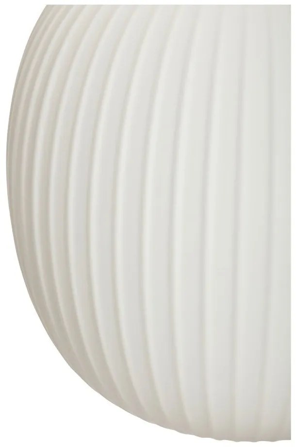 Biele závesné svietidlo so skleneným tienidlom ø 40 cm Serene – Hübsch