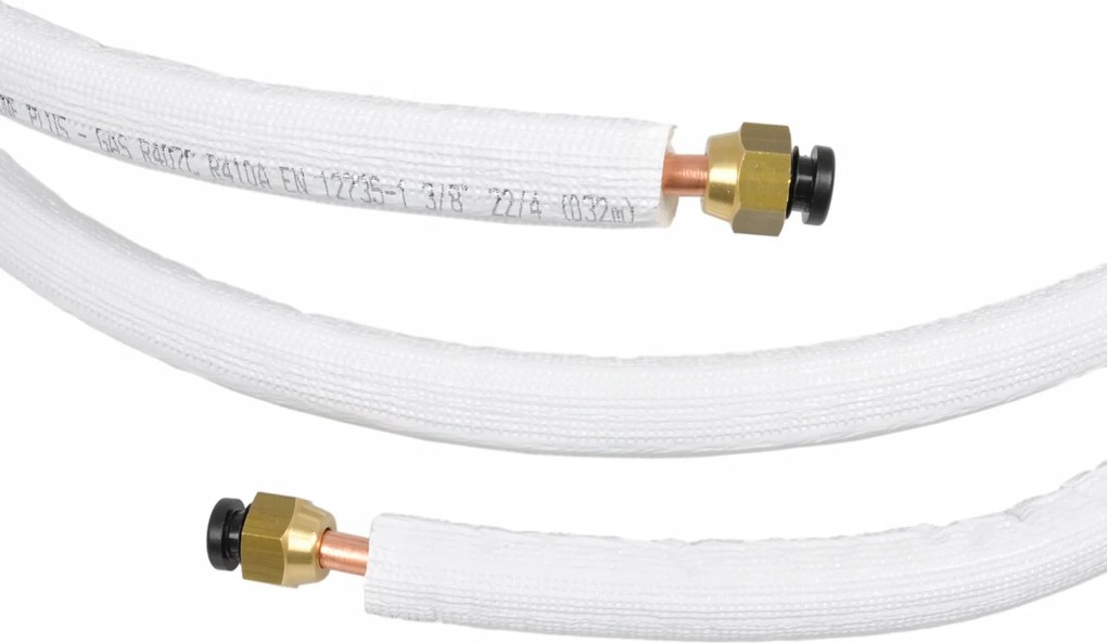 Medená rúrka pre klimatizáciu, sada 1/4+1/2 17 mb