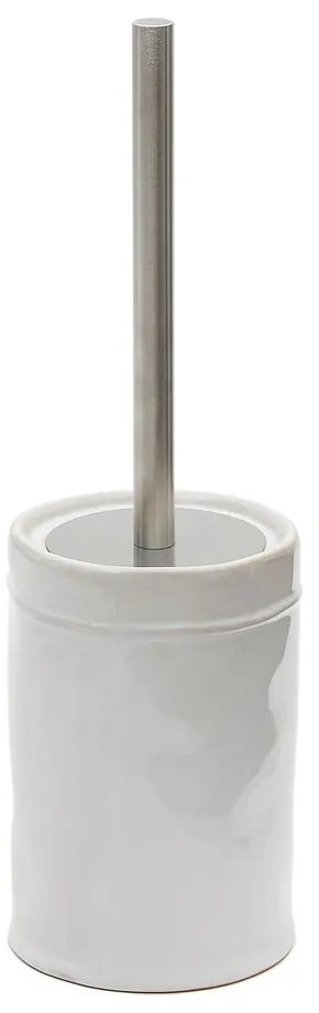 Krémová keramická WC kefa Savel – Kave Home