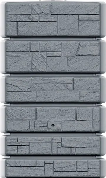 Prosperplast Sud na dažďovú vodu TOWER STONE 500 l - svetlo šedá