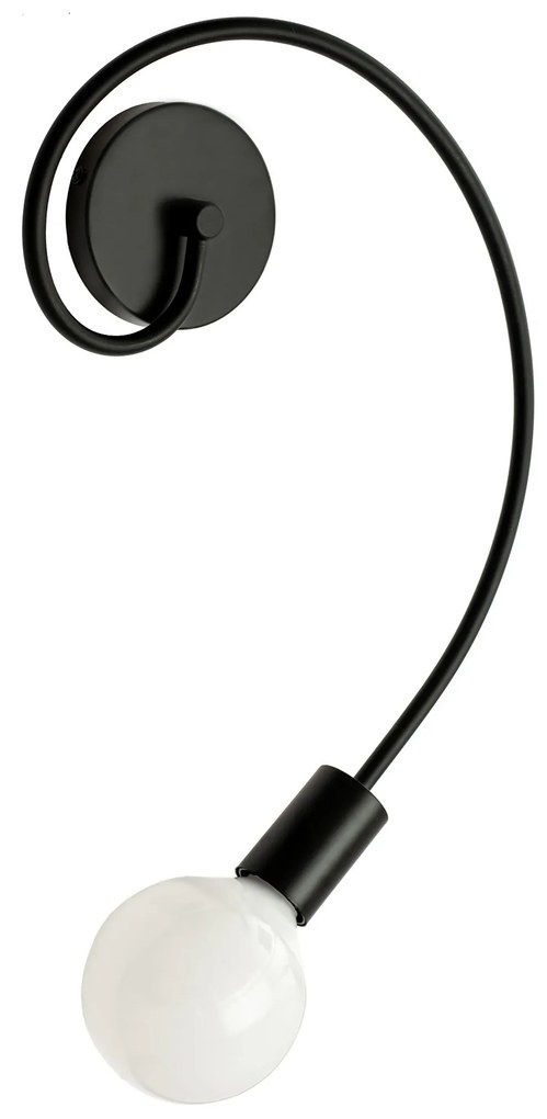 Nástenná lampa APP743-1W čierna