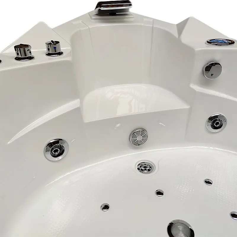 BPS-koupelny Hydromasážna vírivá vaňa Orino 632 135x135