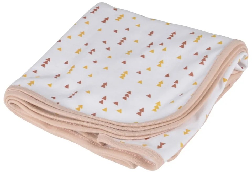 Biela bavlnená detská deka 75x75 cm Forest – Bébé Douceur