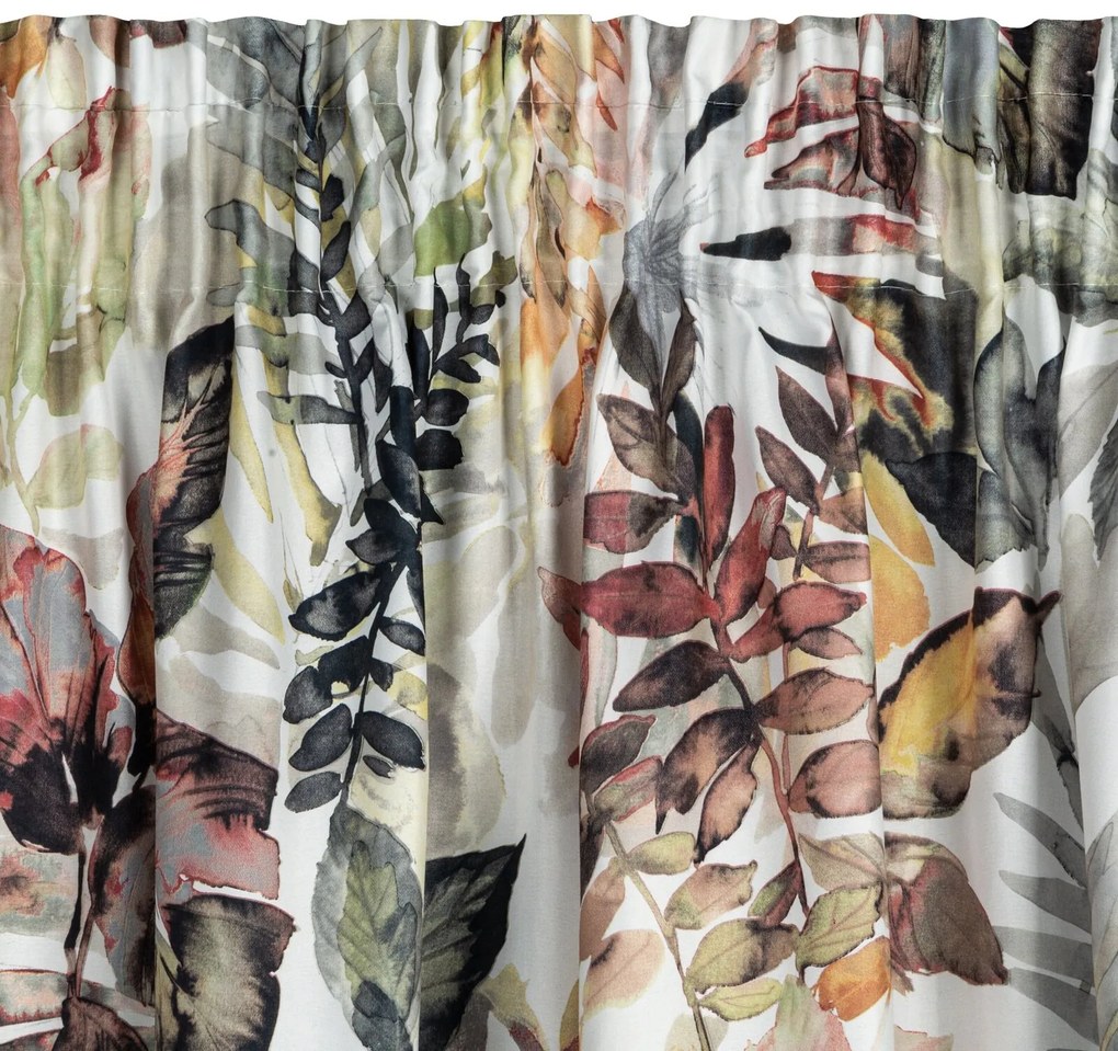 ZÁVES NA PÁSKE ADELINE 140X270 CM LISTY