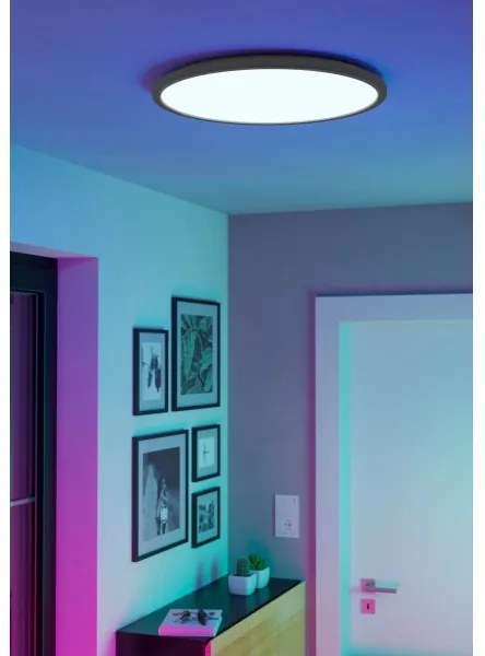Eglo 901473-LED RGBW St. kúpeľ. svietidlo ROVITO-Z 16,8W/230V pr.50 cm IP44 biela