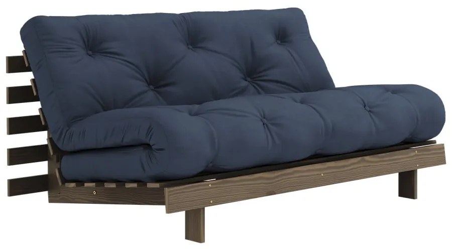 Tmavomodrá rozkladacia pohovka 160 cm Roots – Karup Design