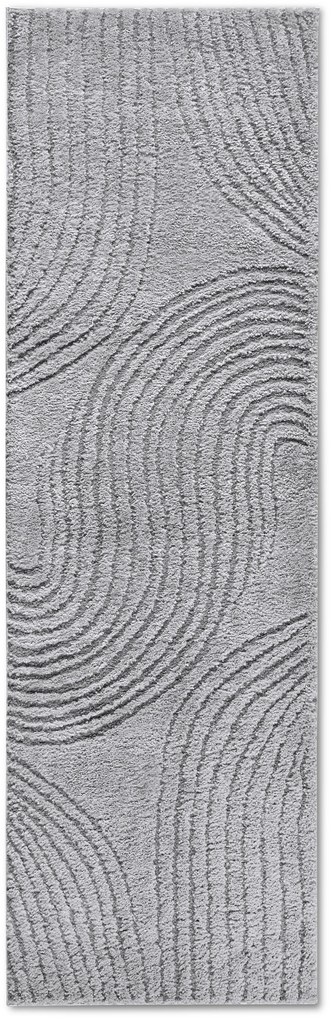 Behúň Gallery 106085 Light Grey z kolekcie Elle, 80x240, šedá, obývacia izba, ELLE Decoration