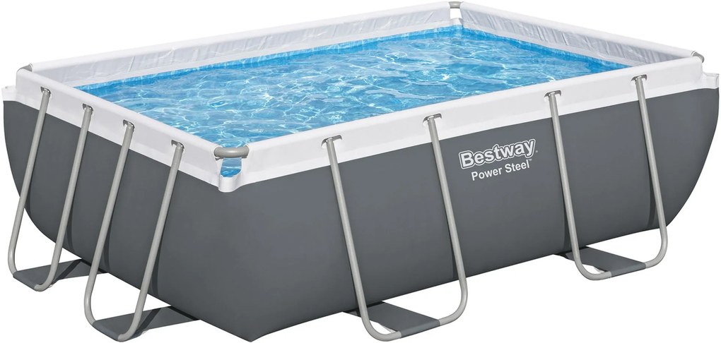 BESTWAY Power Steel Bazénový set 282 x 196 x 84 cm, kartušová filtrácia 56629
