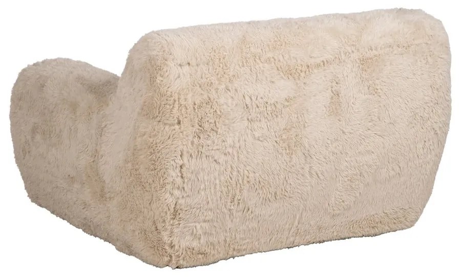 Béžové kreslo Teddy – Ixia