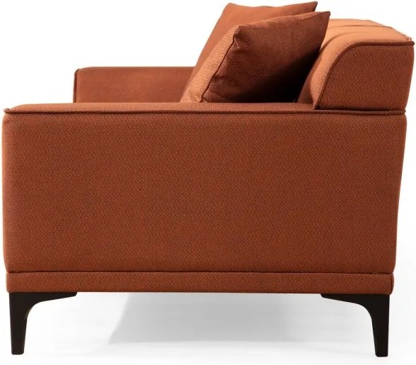 Trojmiestna pohovka Petra 212 cm oranžová