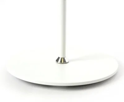 Biela stojaca LED lampa s manuálnym a diaľkovým ovládaním