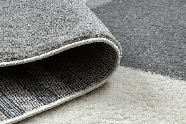 Koberec FUSION 1327 biely / tmavosivý