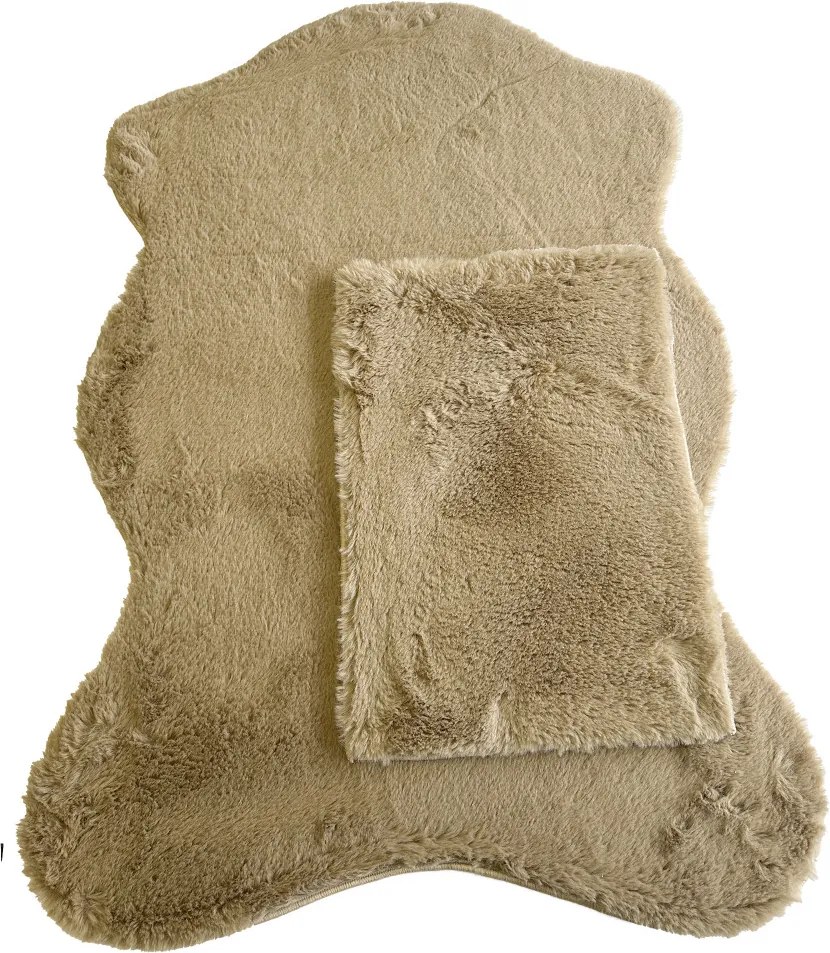 Koberec Puffy 060 Sand – viacfarebný obdĺžnikový koberec Rozmer: 40x60 cm