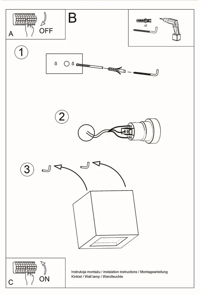 Sollux Lighting Nástenné keramické svietidlo LEO