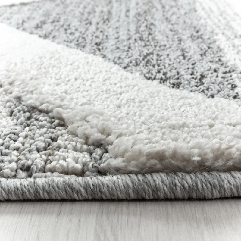 Ayyildiz, Kusový koberec Pisa 4709 Grey, 80x150, šedá, obývacia izba