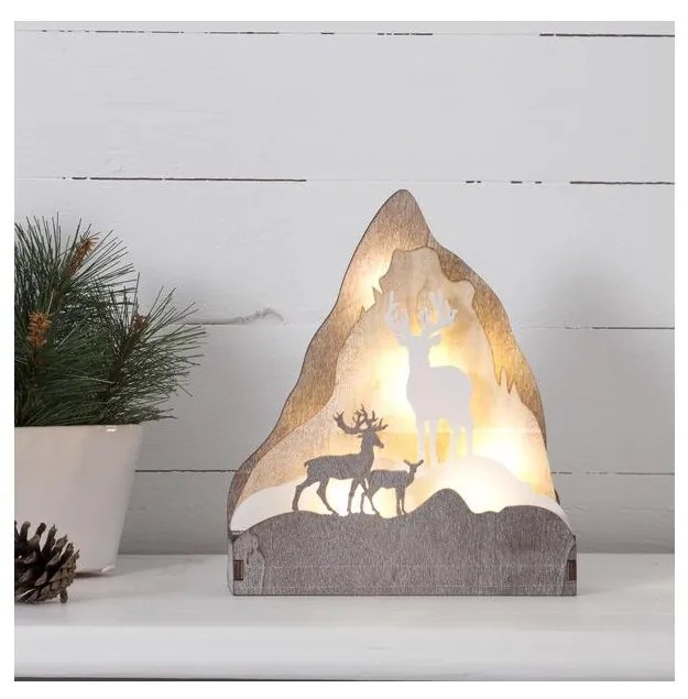 Eglo 410412 - LED Vianočná dekorácia FAUNA 10xLED/0,03W/2xAA