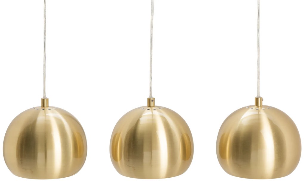 Závesná lampa Golden Ball 3 zlatá