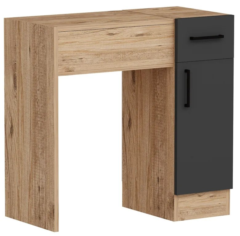 Kozmetický stôl Inci Anthracite