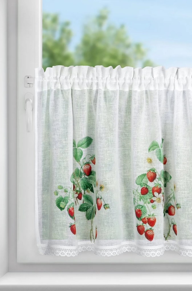 KRÁTKA ZÁCLONA NA PÁSKE KSENIA 150X60 CM VIACFAREBNÁ