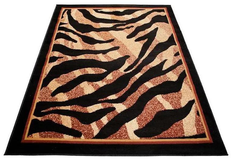Kusový koberec PP Trio čiernobéžový 160x220cm