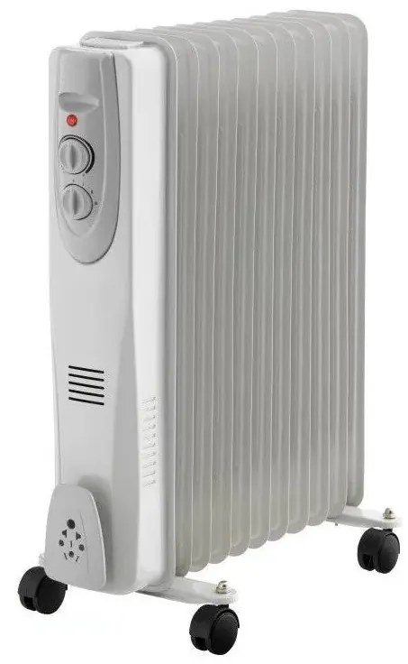 Polux Olejový ohrievač s 11 rebrami 1000/1500/2500W/230V biela SA1925