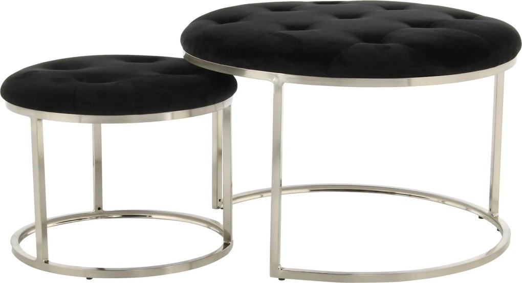 XXXLutz SADA TABURETIEK, 40/60/32/41/40/60 cm MID.YOU - Kreslá - 005937038704