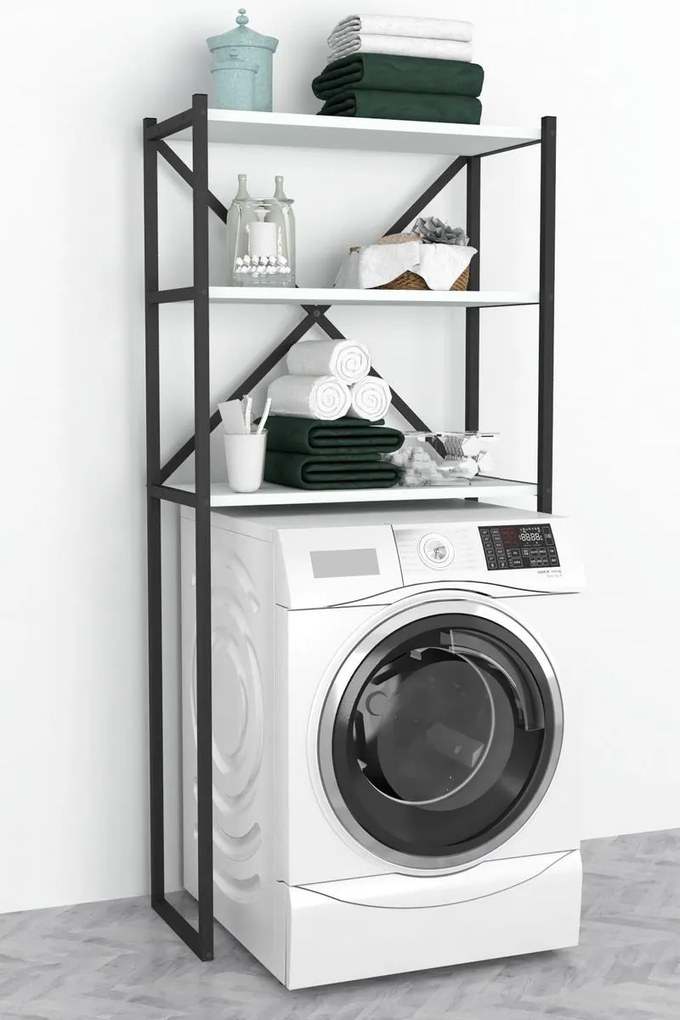 Regál na práčku ZUERA, biela
