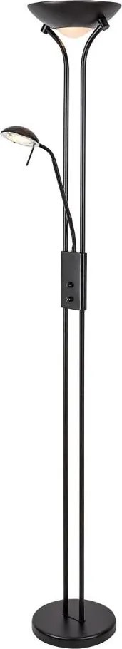 Brilagi - Stmievateľná stojacia lampa SCARLETT 1xR7s/230W/230V + 1xG9/40W čierna