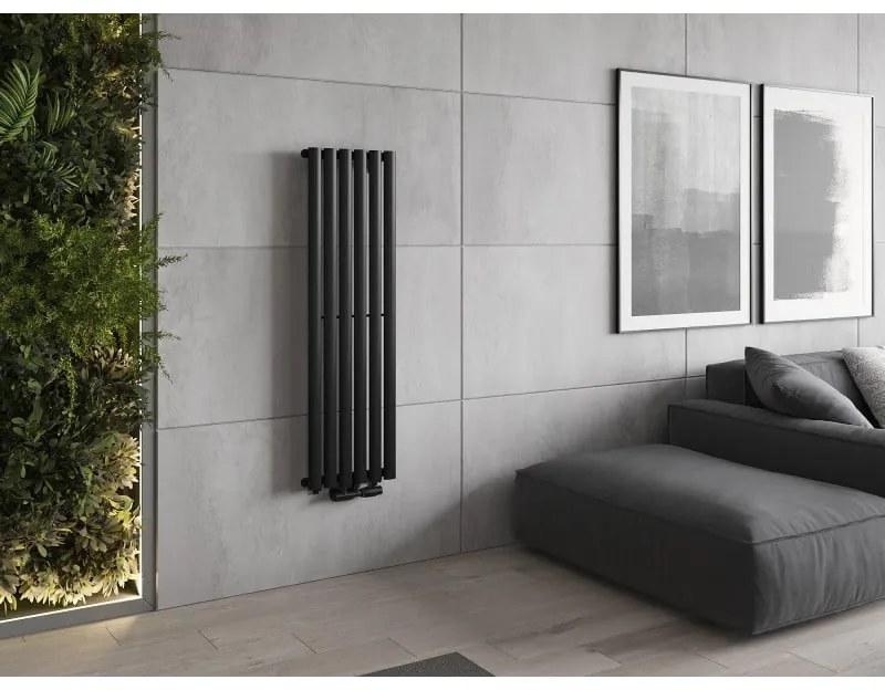 Mexen Oregon, vykurovacie teleso 1200 x 360 mm, 417 W, čierna, W202-1200-350-00-70