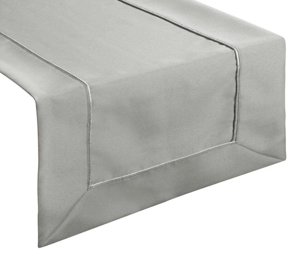 OBRUS KARIN 40X180 CM STRIEBORNÝ