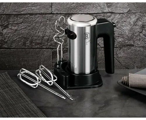 Berlinger Haus Ručný šľahač s príslušenstvom Black Silver Collection, 300 W