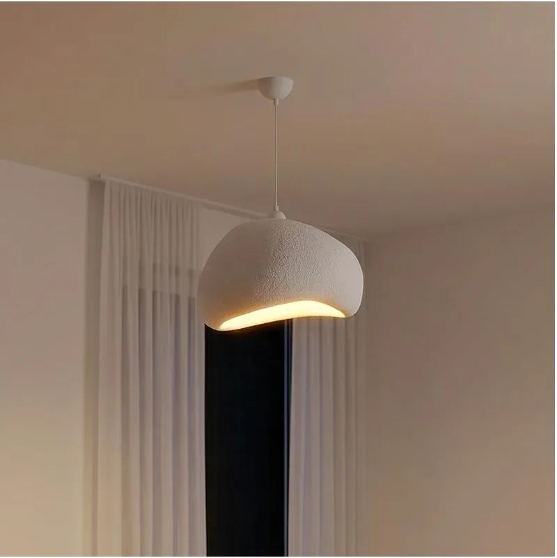 Brilagi - Závesné svietidlo na lanku WABI SABI 1xE27/40W/230V priemer 42 cm biela