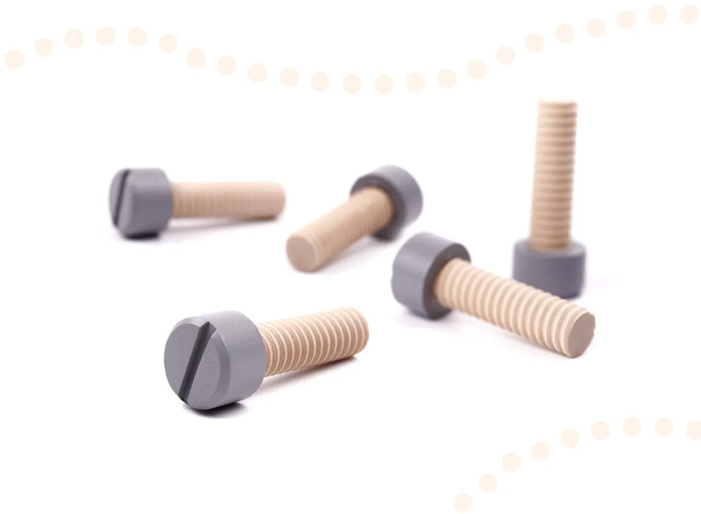 KIK Dřevěná dílna s nářadím na stole DIY set