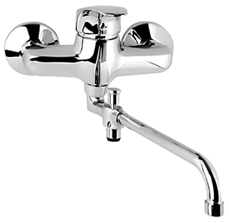 Mereo Mereo, Nástenná batéria do byt. jadra, Sonáta, bez příslušenstva pr. 18 mm - 330 mm, chróm, MER-CB602A03N