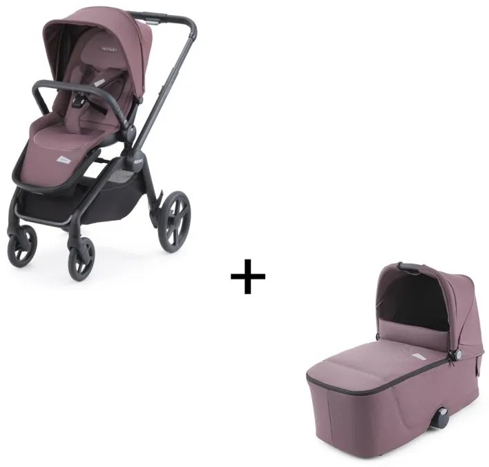 Recaro Celona DUO kočík + vanička - prime pale rose