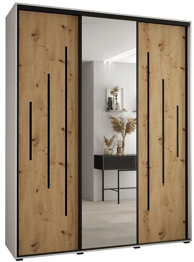 Skriňa 45 Canaris 13 190 biela/artisan/čierna